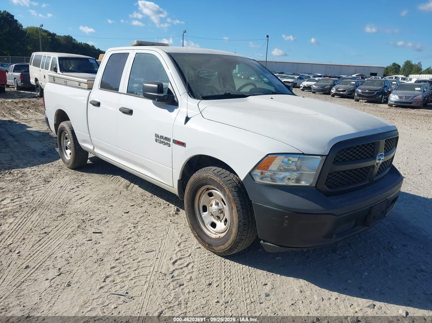 Vin: 1c6rr6fg4js229587, lot: 46703603, ram 1500 tradesman  4x2 6'4 box 20181