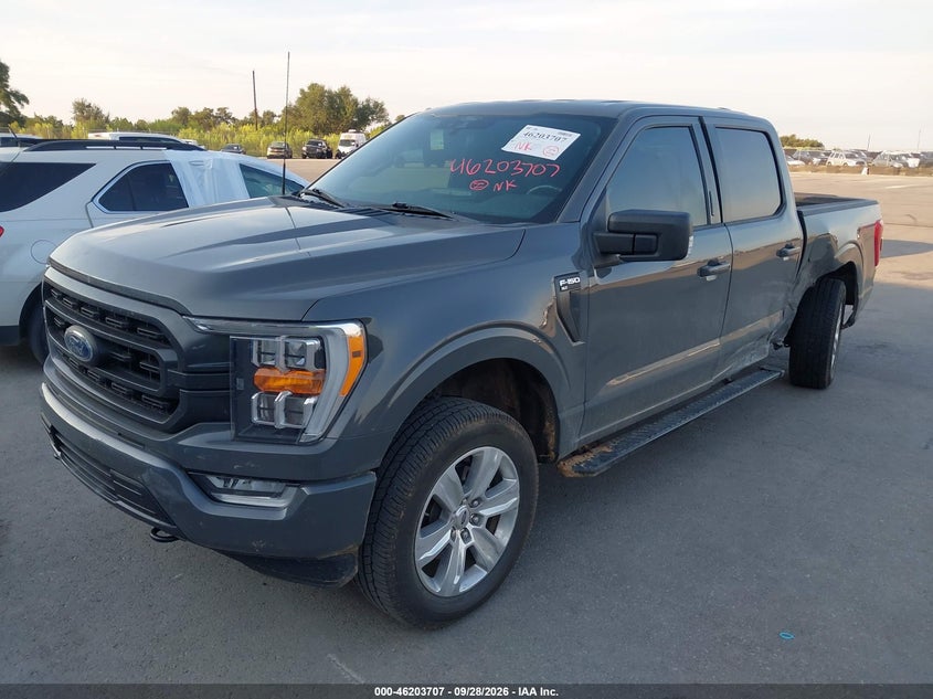 2021 Ford F-150 Xlt, Левый зад, IAAI, VIN 1FTFW1E5XMKE81324 — фото 2