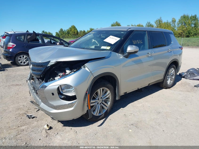 Vin: ja4j4ta80nz007929, lot: 46703628, mitsubishi outlander es 2.5 s-awc 20222