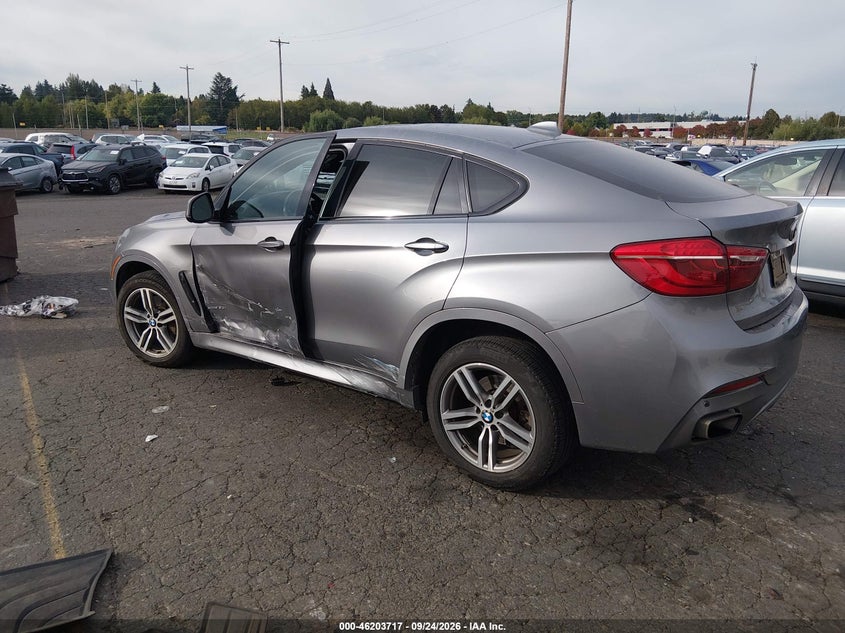 Vin: 5uxku6c5xg0r34439, lot: 46703629, bmw x6 xdrive50i 20163