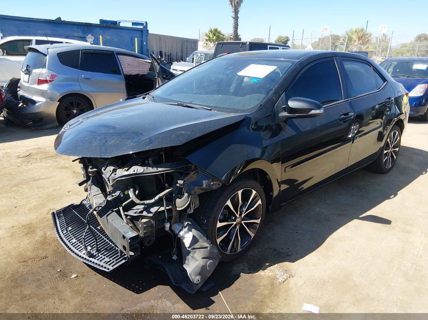Vin: 2t1burhe1kc135532, lot: 46703634, toyota corolla se 20192