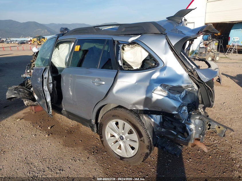 Vin: 4s4bsafc4j3267275, lot: 46703651, subaru outback 2.5i premium 20183