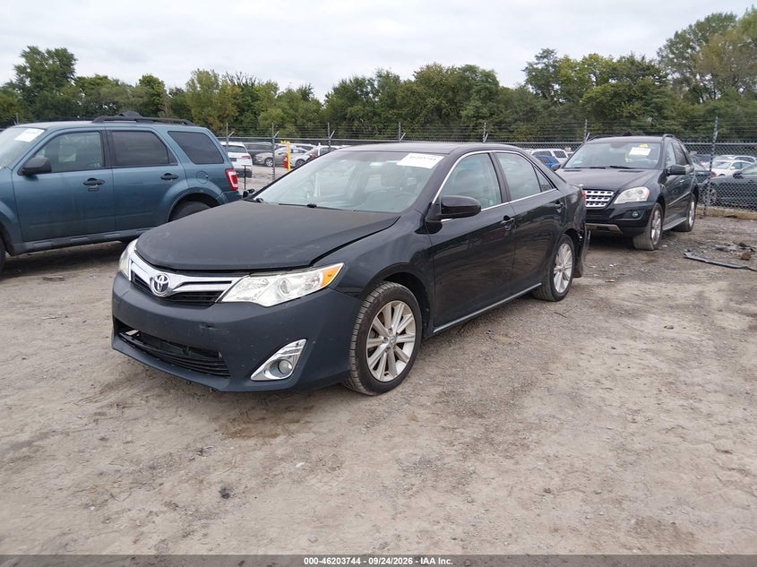 Vin: 4t1bf1fk7du725370, lot: 46703656, toyota camry xle 20132
