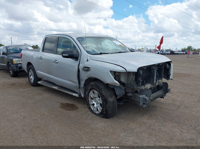 Vin: 1n6aa1ek6hn542409, lot: 46703666, nissan titan sv 2017 img_1
