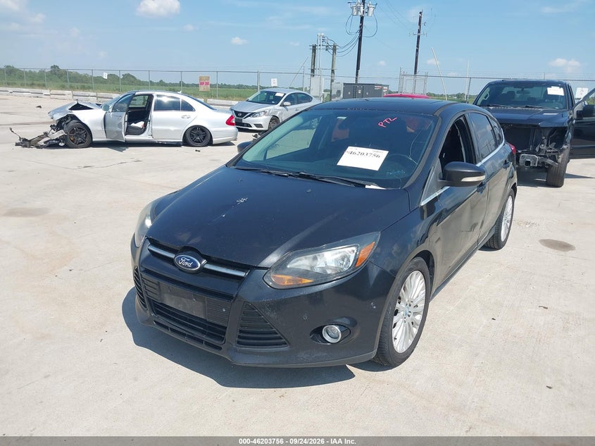 Vin: 1fahp3n2xcl428774, lot: 46703668, ford focus titanium 20122