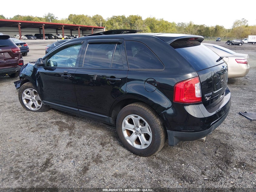 Vin: 2fmdk4jc0dbc56778, lot: 46703685, ford edge sel 20133