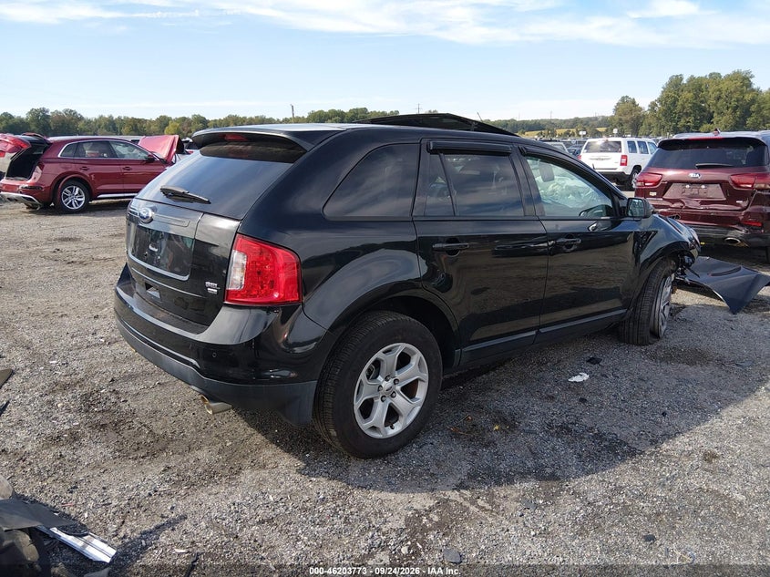 Vin: 2fmdk4jc0dbc56778, lot: 46703685, ford edge sel 20134