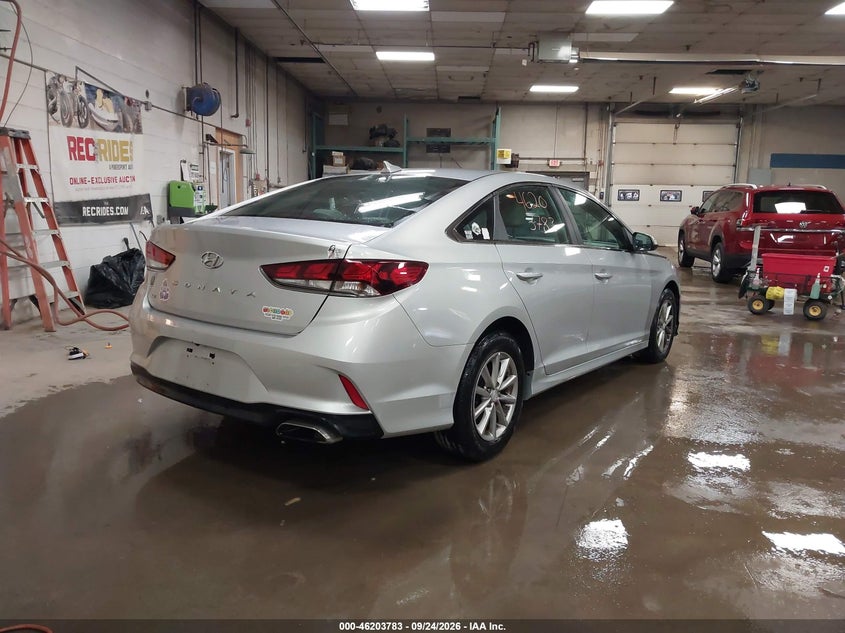 Vin: 5npe24af3jh687604, lot: 46703695, hyundai sonata se 20184
