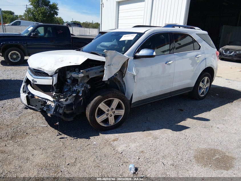 Vin: 2gnflhe35f6390555, lot: 46703696, chevrolet equinox ltz 20152