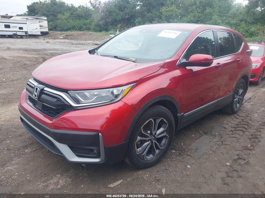Vin: 2hkrw2h54mh669852, lot: 46703708, honda cr-v awd ex 20212