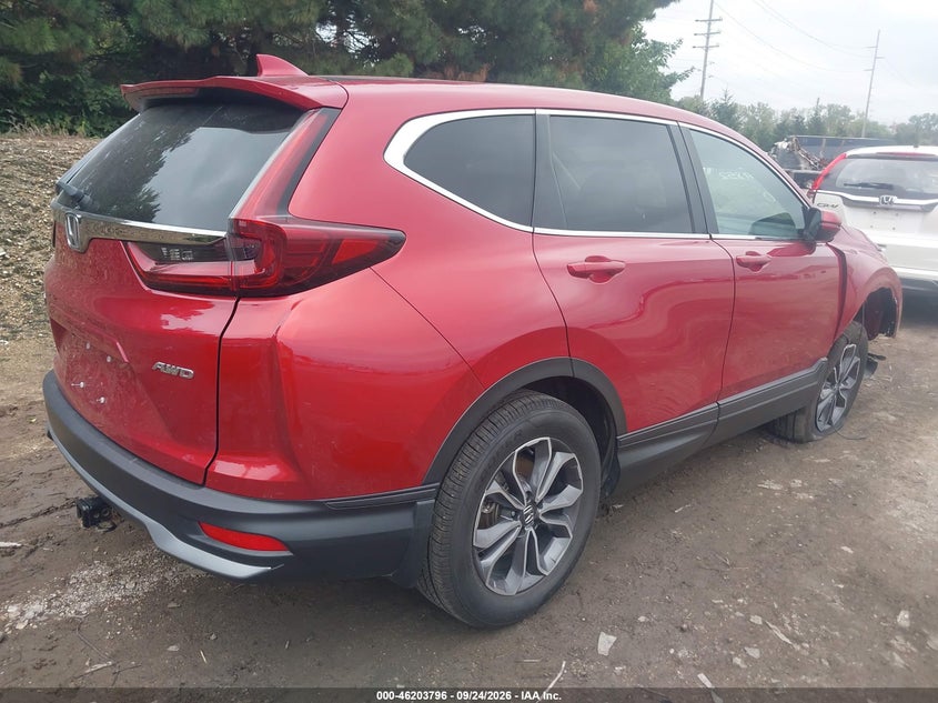 Vin: 2hkrw2h54mh669852, lot: 46703708, honda cr-v awd ex 20214