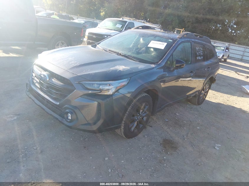 2025 Subaru Outback, Неизвестно, IAAI, VIN 4S4BTALC8S3233780 — фото 2