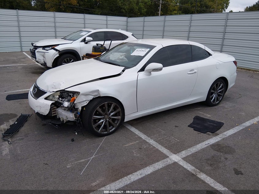 Vin: jthff2c28e2530812, lot: 46703733, lexus is 250c 20142