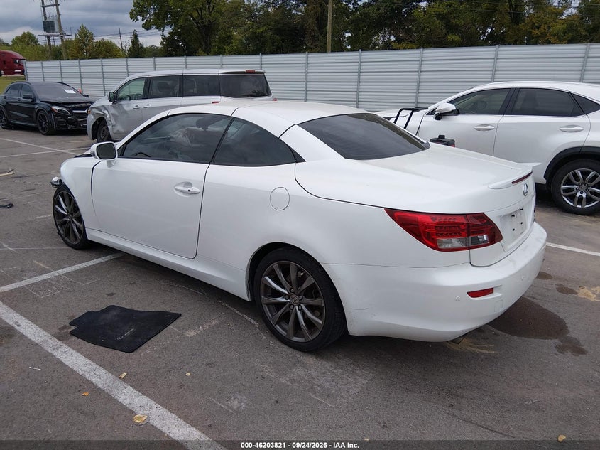 Vin: jthff2c28e2530812, lot: 46703733, lexus is 250c 20143