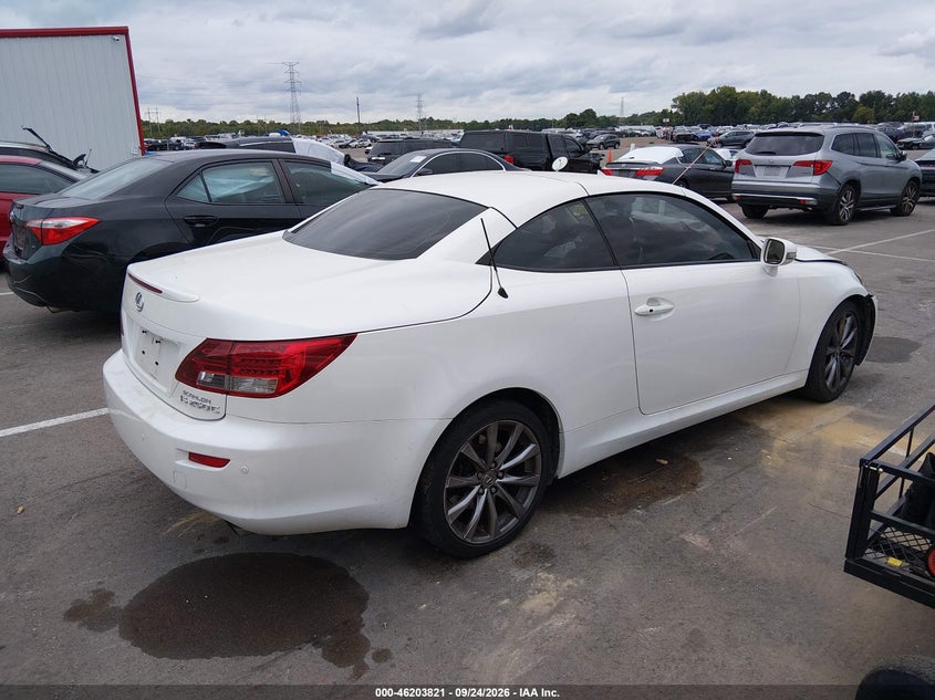Vin: jthff2c28e2530812, lot: 46703733, lexus is 250c 20144