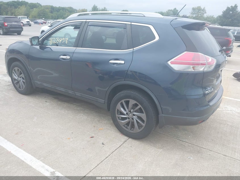 Vin: 5n1at2mv4gc828585, lot: 46703751, nissan rogue sl 20163