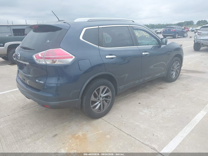 Vin: 5n1at2mv4gc828585, lot: 46703751, nissan rogue sl 20164