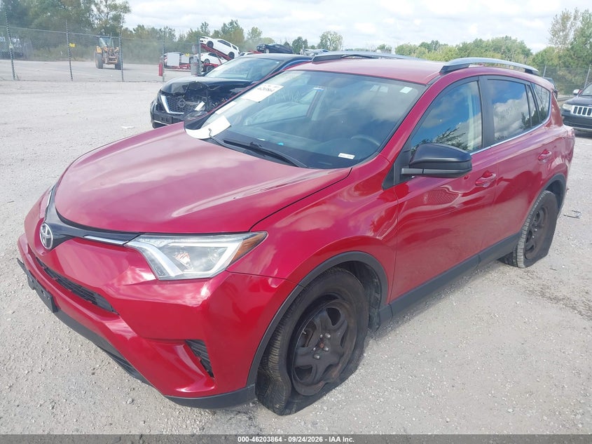 Vin: jtmzfrev8gj093658, lot: 46703776, toyota rav4 le 20162