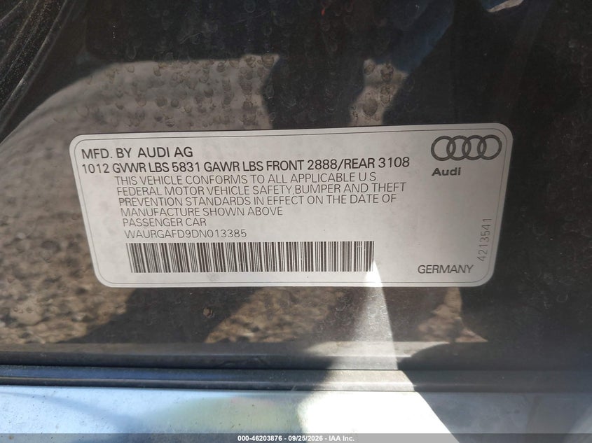 2013 AUDI A8 L 3.0T · Фото 9