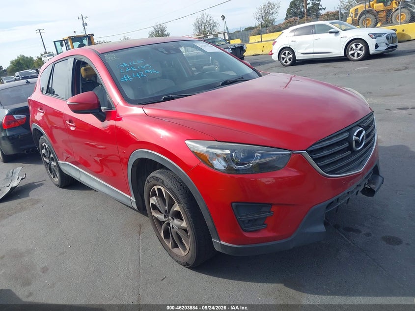 Vin: jm3ke2dy9g0613810, lot: 46703796, mazda cx-5 grand touring 2016 img_1