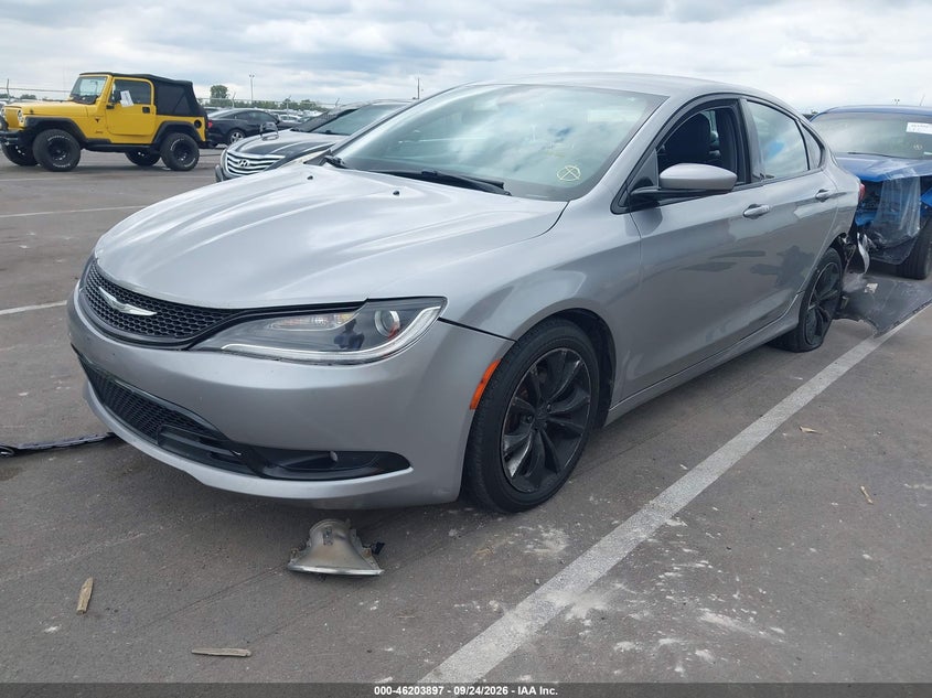 Vin: 1c3cccdg1fn630316, lot: 46703809, chrysler 200 s 20152