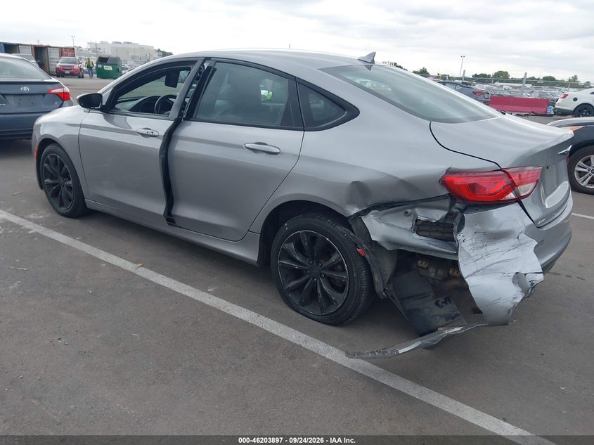 Vin: 1c3cccdg1fn630316, lot: 46703809, chrysler 200 s 20153