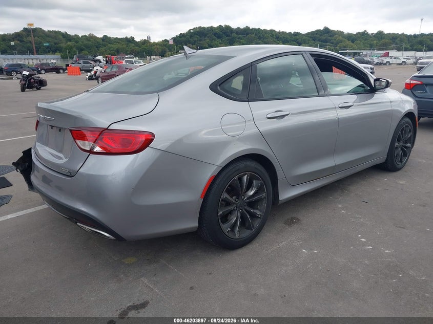 Vin: 1c3cccdg1fn630316, lot: 46703809, chrysler 200 s 20154