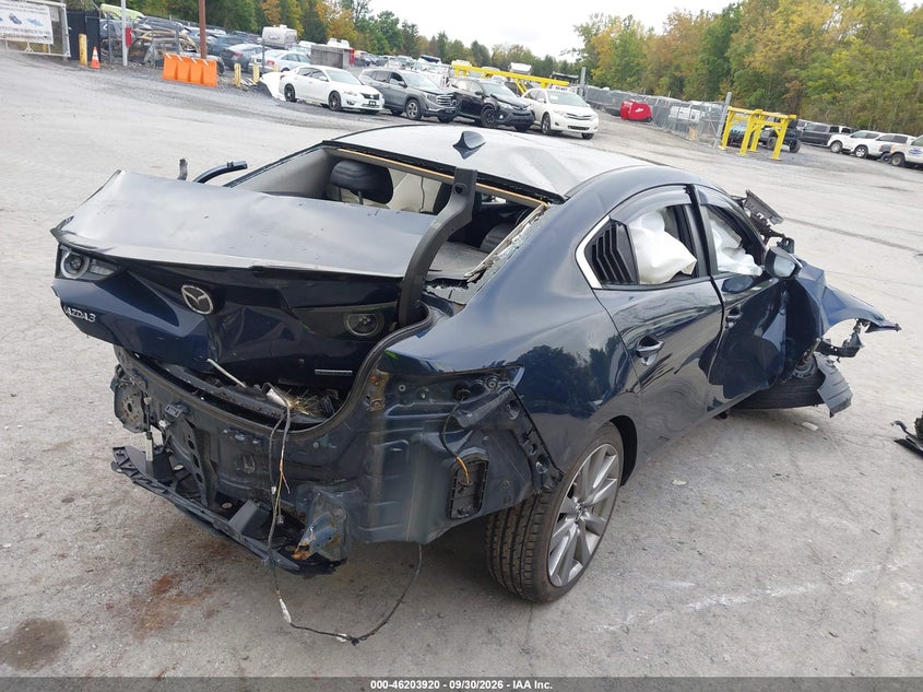 Vin: jm1bpacl9k1108209, lot: 46703832, mazda mazda3 select package 20194