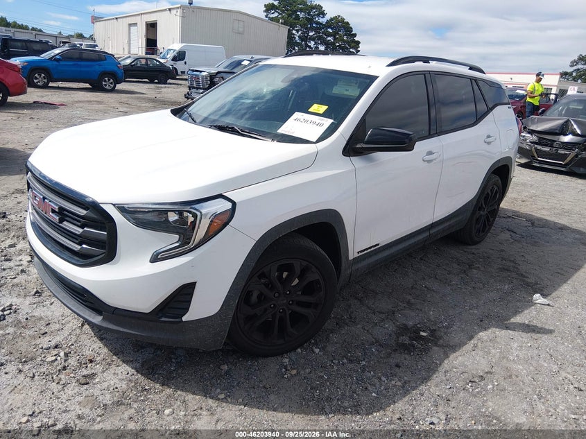 2020 GMC Terrain, Right Side, IAAI, VIN 3GKALMEV8LL308780 — photo 2