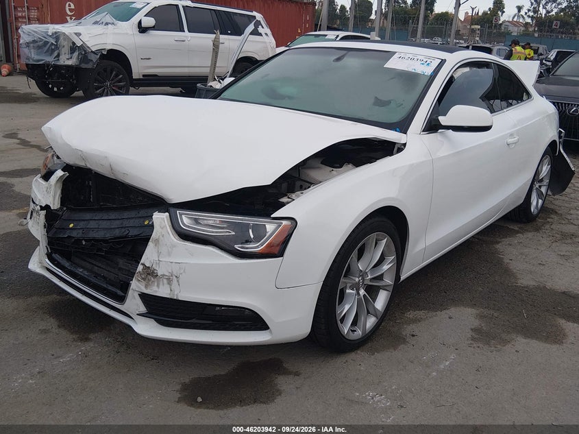 Vin: waucfafr3da022112, lot: 46703854, audi a5 2.0t premium 20132