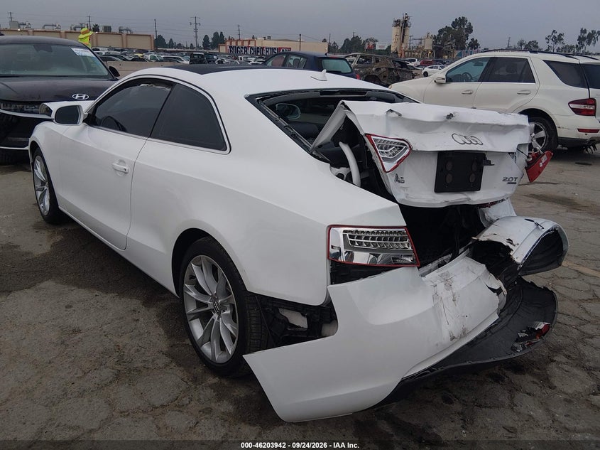 Vin: waucfafr3da022112, lot: 46703854, audi a5 2.0t premium 20133