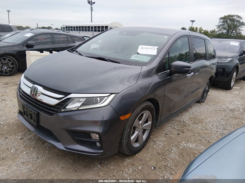 Vin: 5fnrl6h56jb073975, lot: 46703863, honda odyssey ex 20182