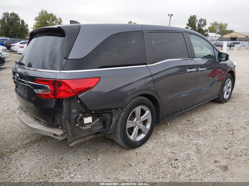 Vin: 5fnrl6h56jb073975, lot: 46703863, honda odyssey ex 20184