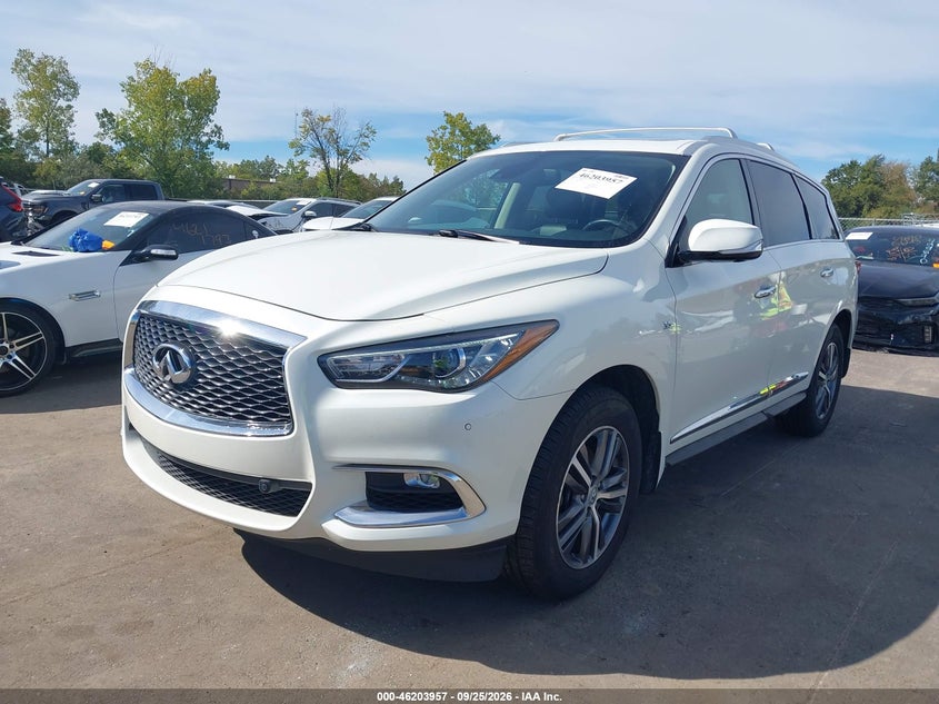 Vin: 5n1dl0mm7lc522113, lot: 46703869, infiniti qx60 luxe awd 20202