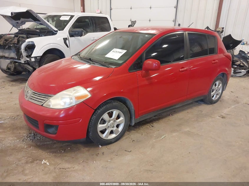 NISSAN VERSA 2007 VIN 3N1BC13E07L398629