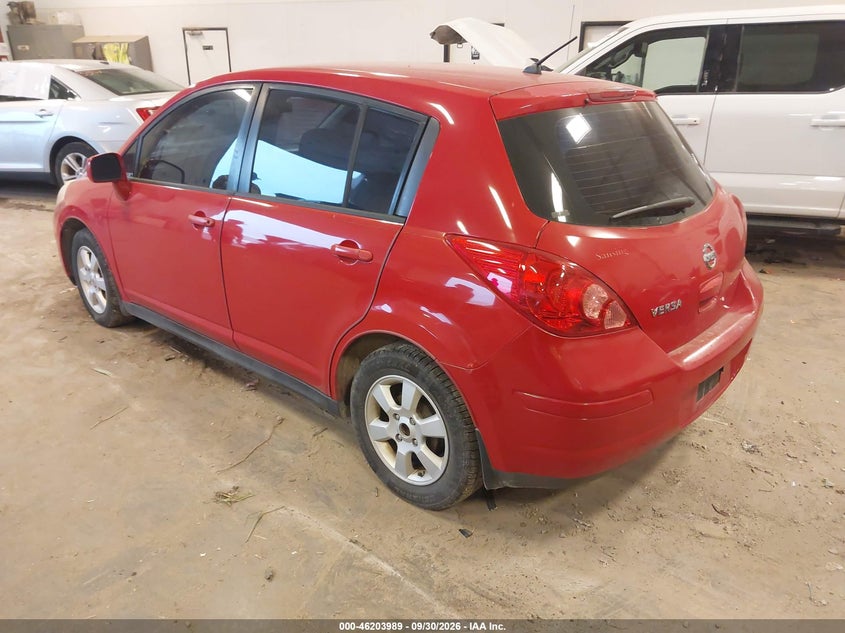 NISSAN VERSA 2007 VIN 3N1BC13E07L398629