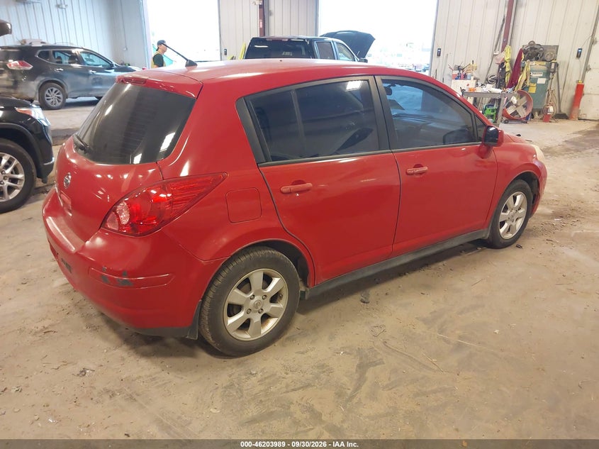 NISSAN VERSA 2007 VIN 3N1BC13E07L398629