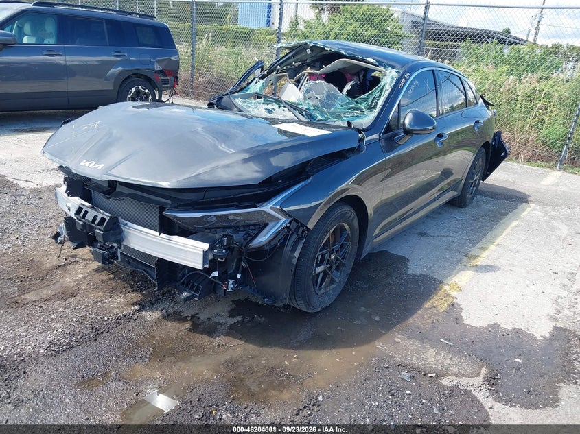 Vin: knag24j73t5450208, lot: 46703913, kia k5 lxs fwd 20262