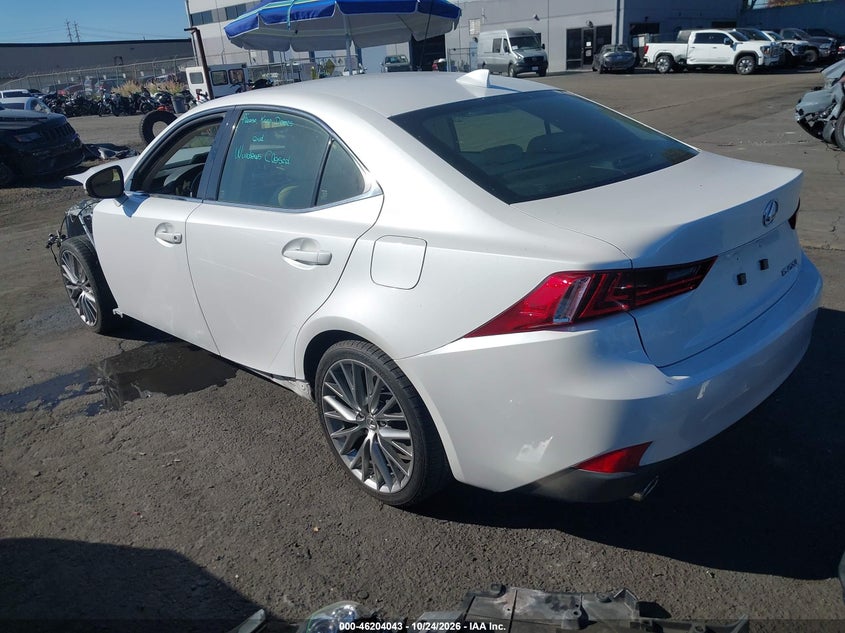 Vin: jthba1d29g5021951, lot: 46703955, lexus is 200t 20163