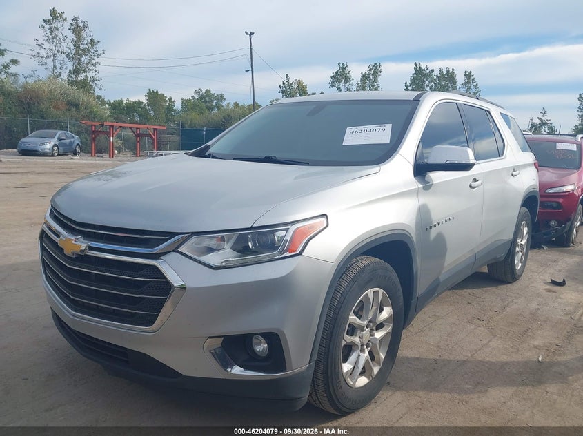 Vin: 1gnergkw8kj286285, lot: 46703991, chevrolet traverse 1lt 20192