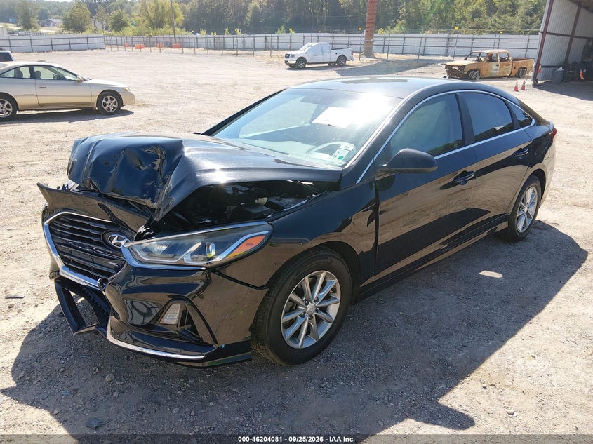 2019 Hyundai Sonata, Удар спереду, IAAI, VIN 5NPE24AF5KH740692 — фото 2
