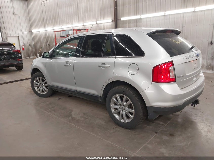 Vin: 2fmdk4kc8cba81838, lot: 46703996, ford edge limited 20123