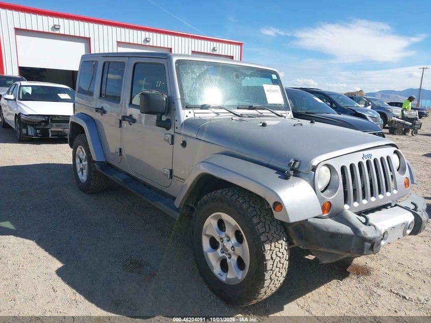 Vin: 1c4hjweg1dl629201, lot: 46704003, jeep wrangler unlimited sahara 20131