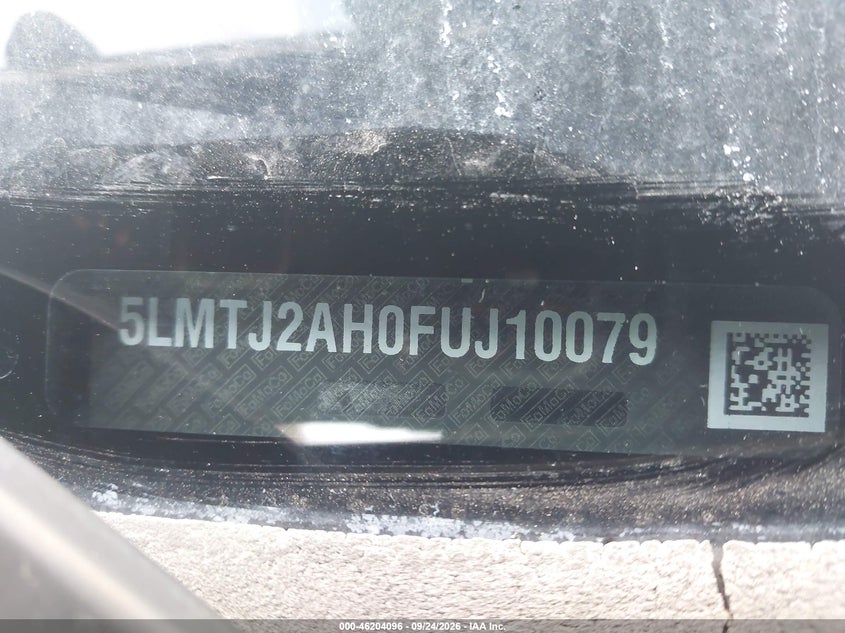 LINCOLN MKC 2015 VIN 5LMTJ2AH0FUJ10079