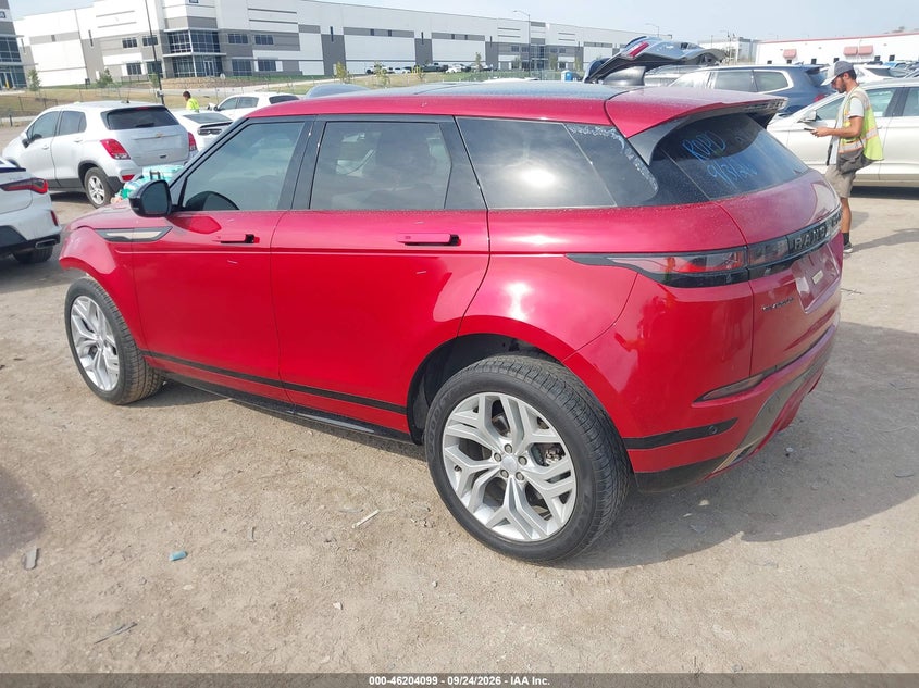 Vin: salzl2fx7ph220271, lot: 46704011, land rover range rover evoque r-dynamic se 20233