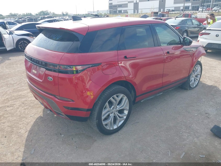 Vin: salzl2fx7ph220271, lot: 46704011, land rover range rover evoque r-dynamic se 20234