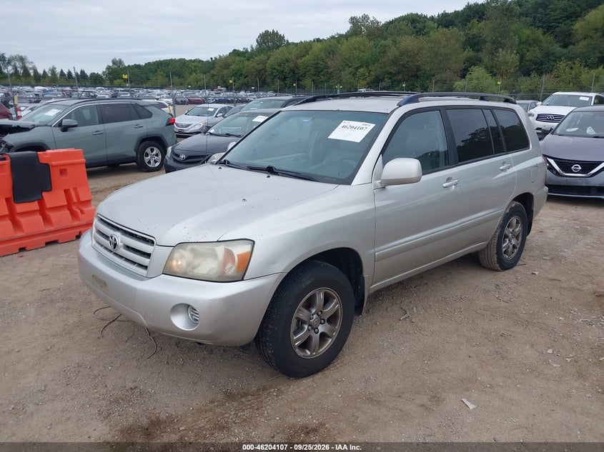 2005 Toyota Highlander, Звичайний знос, IAAI, VIN JTEEP21A050107234 — фото 2