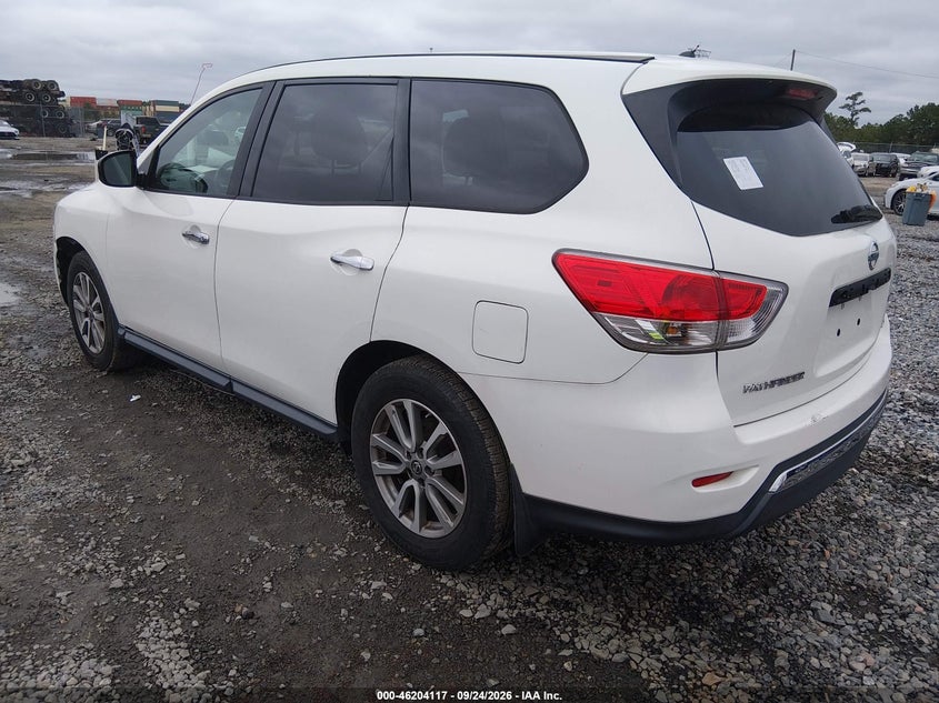 Vin: 5n1ar2mm6ec721248, lot: 46704029, nissan pathfinder s 20143