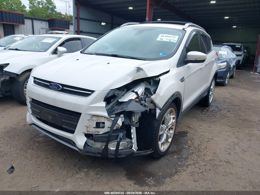 Vin: 1fmcu0j96dub28543, lot: 46704035, ford escape titanium 20132