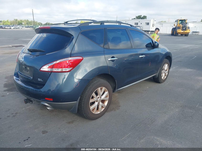Vin: jn8az1mu1ew413521, lot: 46704066, nissan murano sl 20144